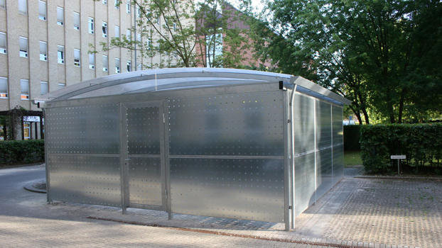 ELIPSE opbevaringsrum med hulplade som beklædning