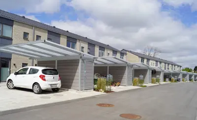 PLAN Air Carporten Uden Soejler Redskabsrum I Siden