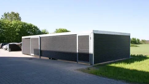 Teknikrum Model UNA Med Stor Skydedoer