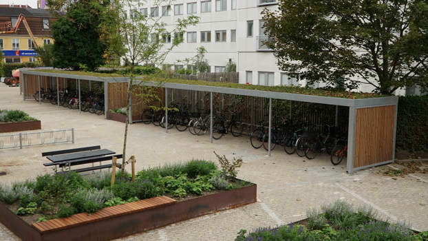 Det grønne tag har en positiv effekt på miljøet, da det kan binde større vandmængder