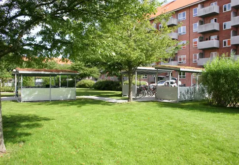 Cykeloverdaekninger Med Sedumtag Til Boligforeningen