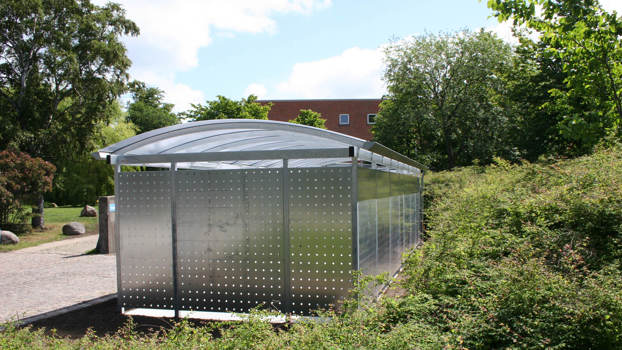 Depotrum model ELIPSE med beklædning i hulplade