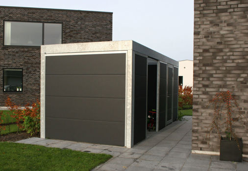 Åben og lukket cykeloverdækning i model UNA