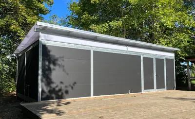 PLAN Lukket Overdaekning Aktivitetsrum Isopanel Beklaedning To doere