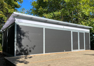 PLAN Lukket Overdaekning Aktivitetsrum Isopanel Beklaedning To doere