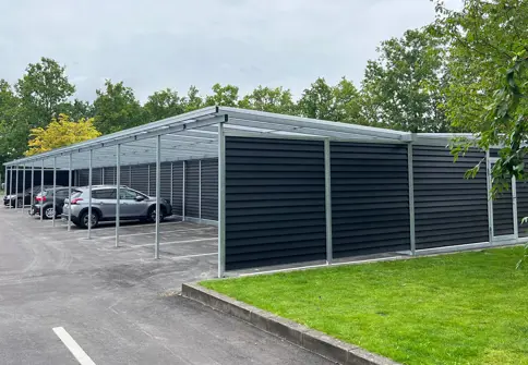 PLAN Carportanlaeg Med Beklaedning Af Easyplank