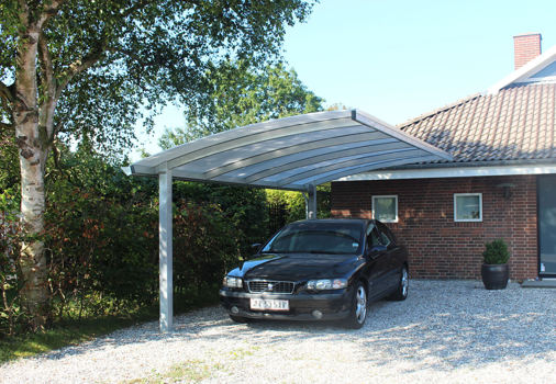 WING stålcarport til en enkelt bil