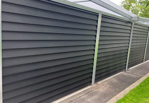 Carportanlaeg Med Easyplank Beklaedning