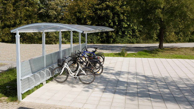 ELIPSE LP9 cykelparkering med hulpladebeklædning