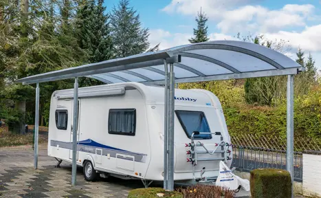 Carport til campingvogn model ELIPSE