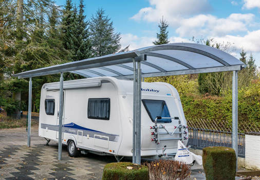 Carport til campingvogn model ELIPSE