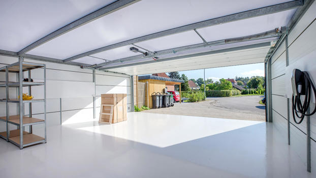 UNA garage til bil, opbevaring, motorcykel, cykler og andet, du vil bruge garagen til